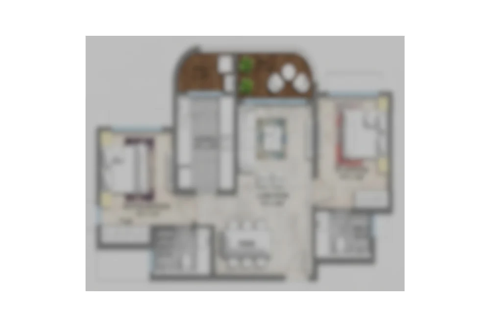2.5 BHK Floor Plan